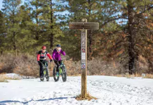 Boggy Draw Trail fat biking in Dolores
