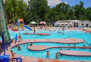 Children playing at the City Park Pool in Fort Collins