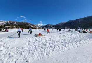 Pond Hockey Classic in Grand Lake Colorado