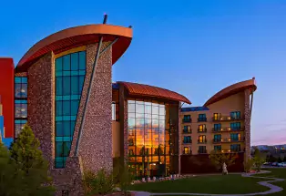 Exterior shot of the Sky Ute Casino Resort