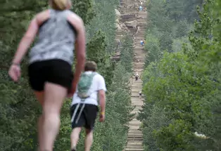 The Manitou Incline in Manitou Springs