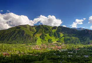Aspen Mountain in the summer