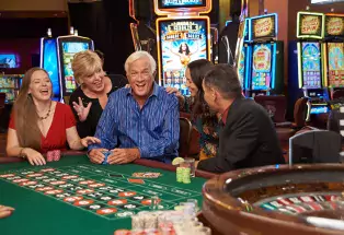 Roulette is among the many table games on the casino floor at Sky Ute Casino Resort.