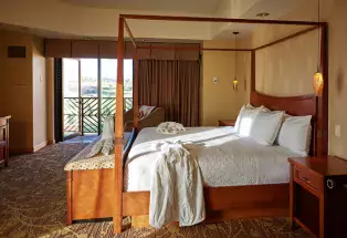 Luxurious rooms await at this Ignacio resort.