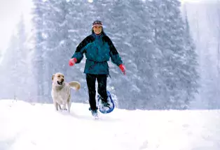 Snowshoeing on the Grand Mesa