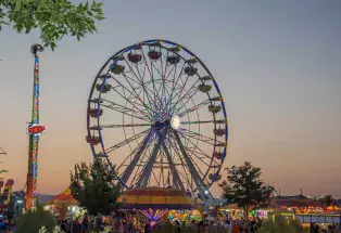 Ferris wheel at the Boulder County Fair in Longmont