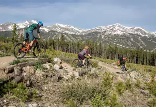 You don’t have to ride singletrack to enjoy the Breckenridge biking scene, but there’s 100s of miles of it if you do. 