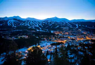 Alpenglow over Breckenridge