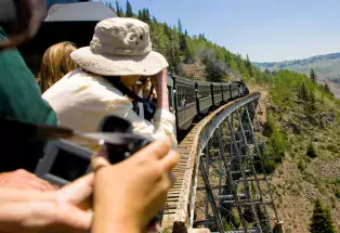 Cumbres & Totlec Scenic Railroad in Antonito