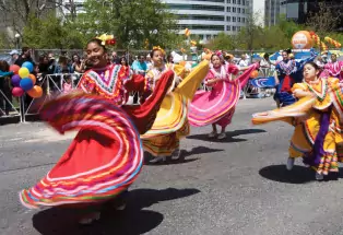 Dancers at Denver's Cinco de Mayo Festival