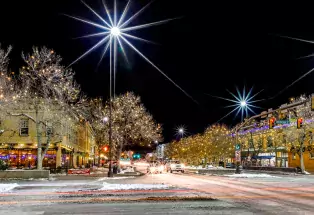 Downtown Fort Collins turns into a winter wonderland come December.