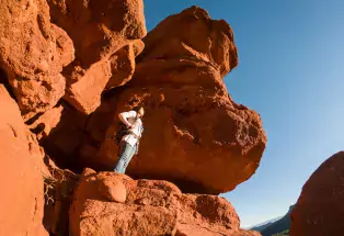 See the magical red rock structures on a Royal Gorge Region trail.