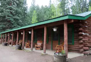 Relax with some porch sittin' at Elk Mountain Ranch near Buena Vista, CO