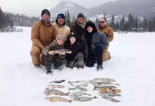 Fishing With Bernie — a successful family ice-fishing adventure