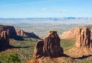 Colorado National Monument's sandstone formations near Fruita