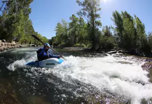 Kayaking on Clear Creek