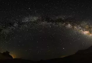 Shooting stars near La Veta