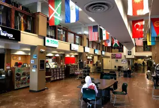The food court at Mango House