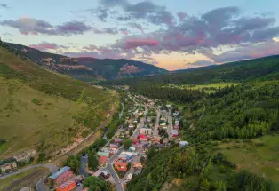 Aerial view of Minturn