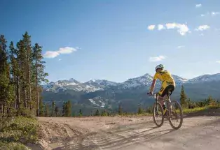 Boo Bicycles on the road near Breckenridge