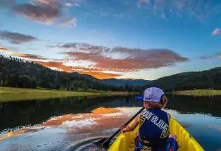 Paddling on Lemon Reservoir
