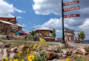 Enjoy airy, wide-open spaces throughout the park