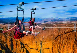 The Cloudscraper Zip Line — the highest in the country