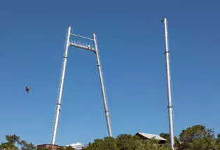 Fly on the Royal Rush Skycoaster