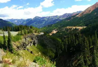Scenic views from the Million Dollar Highway