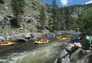 A sunny day on the Poudre River is something everyone should experience.