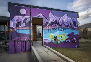 Illusion Mural near Silverthorne Performing Arts Center