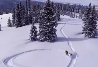 Snowmobiling in the Meeker area