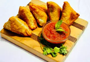 Susan's Samosas are flaky pouches of flavor