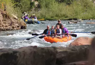 Whitewater rafting on the Animas River