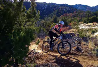Trailheads for mountain biking are available across Fremont County