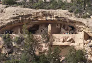 The Balcony House at Mesa Verde National Park
