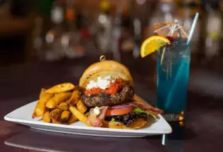 Durango food scene burger and cocktail