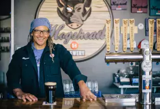 Pints at Hogshead 54 Brewery (photo credit: Dustin Hall Brewtography Project)