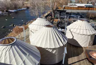 Yurts at Aurum Food & Wine in Steamboat Springs