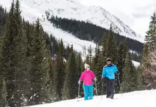Snowshoeing in Colorado's high country