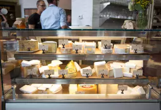 Fruition Farms cheese at Mercantile dining & provision