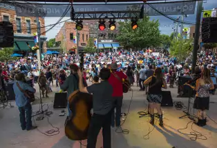 Outdoor concerts on Old Town Square are frequent.