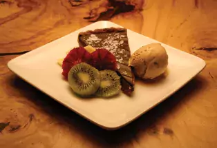 plate of dessert at salt bistro in boulder