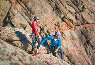 Rock climbing in Colorado