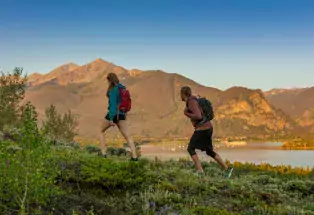 Hiking near Dillon Reservoir
