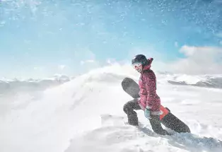 Snowboarding in Colorado