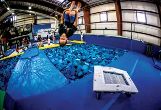 Indoor adventure at Woodward Copper