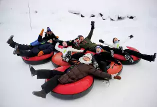 Tubing at Saddleback Ranch in Steamboat Springs