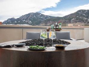 Rooftop views from Corrida Rooftop mountain views from Corrida