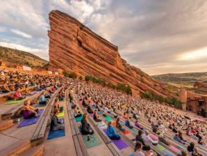 Yoga on the Rocks at Red Rocks Amphitheatre Yoga on the Rocks at Red Rocks Amphitheatre